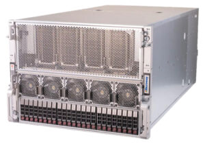 Photo of Octoputer with NVLink - HGX H100 8 GPU